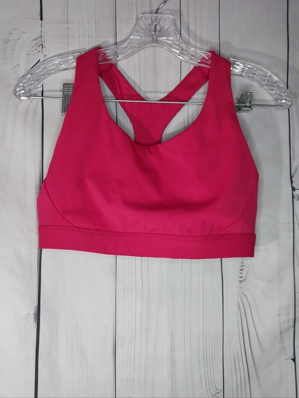 Athleta Hyper Focused Hot Pink Racerback Performance Sports Bra